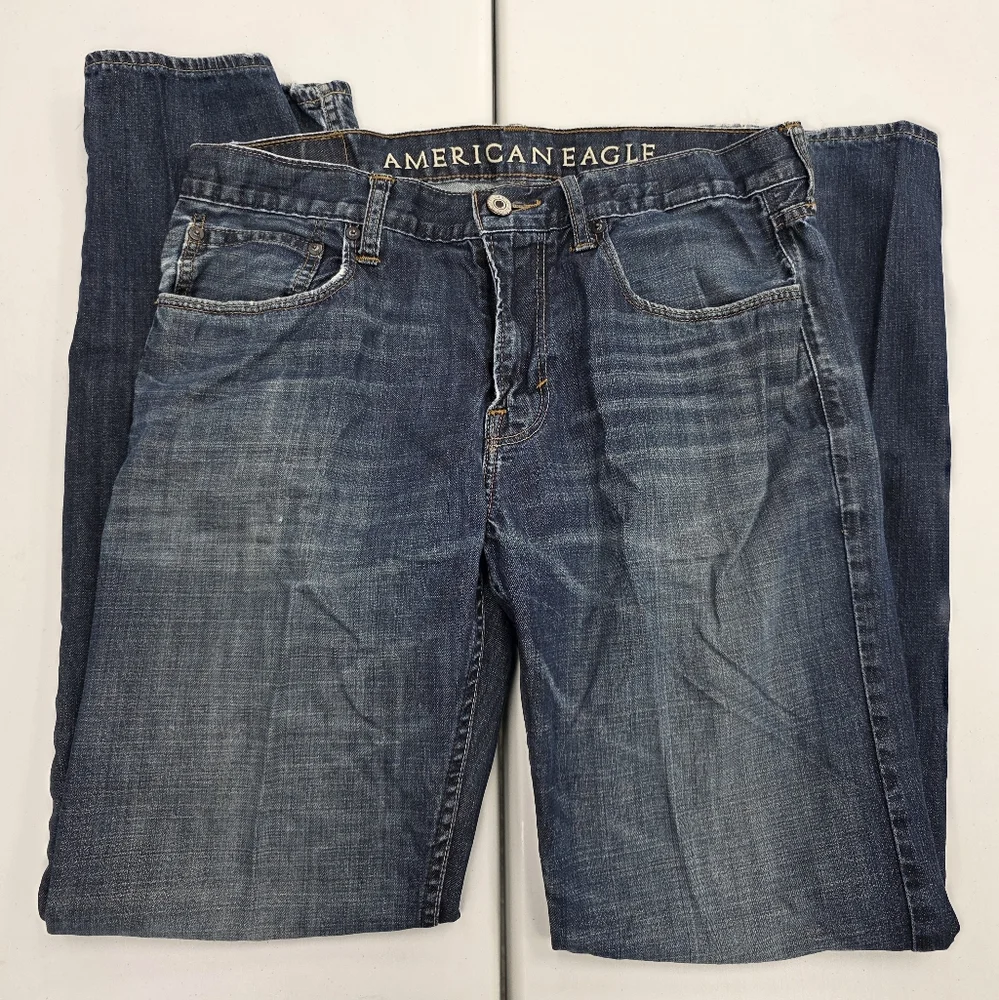 American Eagle Outfitters Men's Classic Denim Jeans - Picture 1 of 8